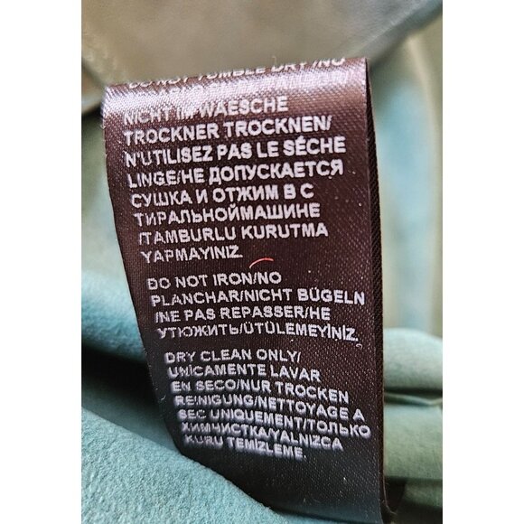 Ron Tomson Los Angeles Men SZ XXL Leather Jacket DK Green Full Snap Pockets NWT - Picture 9 of 9